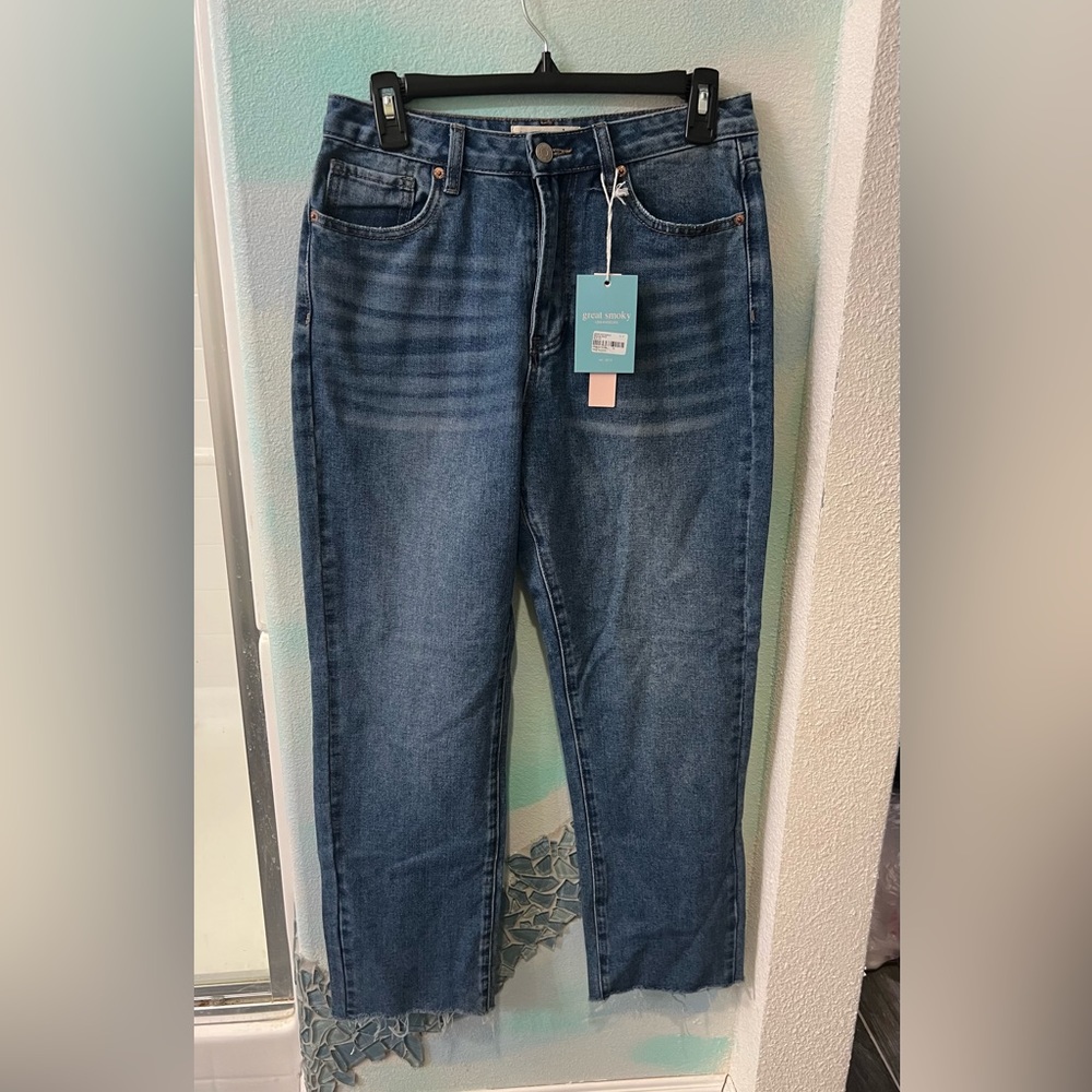 NWT Great Smoky High Waist Straight Jeans